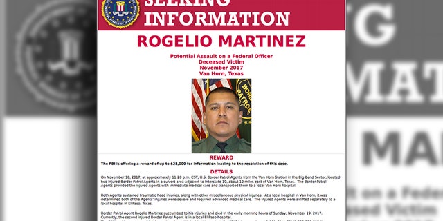 A poster distributed by the FBI asking for information on Martinez, and offering a reward which has since gone up to $50,000