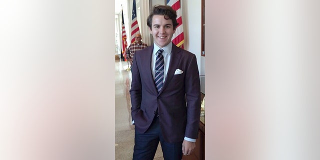 Matthew Vitale was attacked by a classmate for wearing a ‘MAGA’ hat on campus and is now pressing criminal charges.