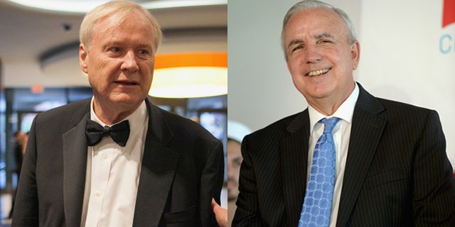 Chris Matthews (left) and Miami-Dade County Mayor Carlos Gimenez. (Photos: Getty Images)