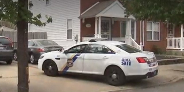 Police said a 43-year-old man was attempting to break into the Philadelphia home early Saturday morning.