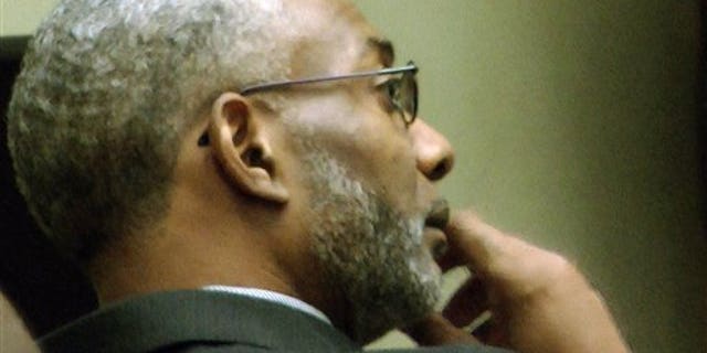 Oct. 16: In this image taken from video, Rev. Juan McFarland listens to testimony during in a court hearing about the future of Shiloh Missionary Baptist Church in Montgomery, Ala.