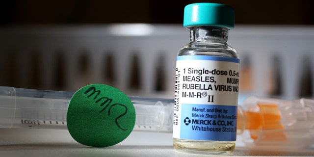 MIAMI, FL - JUNE 02: A dose of measles vaccine is seen at the Miami Children's Hospital on June 02, 2014 in Miami, Florida. The Centers for Disease Control and Prevention last week announced that in the United States they are seeing the most measles cases in 20 years as they warned clinicians, parents and others to watch for and get vaccinated against the potentially deadly virus. (Photo illustration by Joe Raedle/Getty Images)