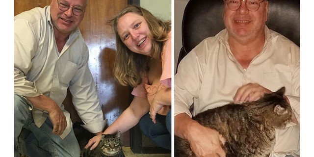 Steve Gusman and partner Mary Armstrong adopted Meatball after seeing him in a viral Facebook post.