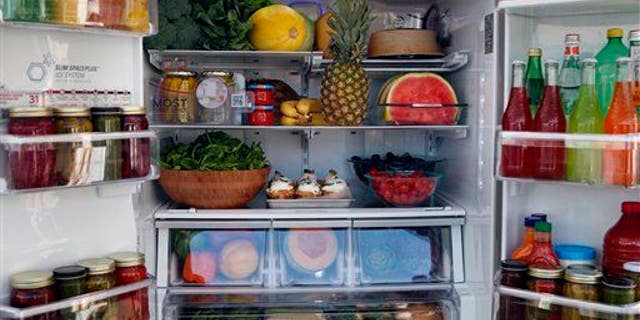COMMERCIAL IMAGE - In this photograph taken by AP Images for LG Electronics, an inside view is shown of LG's new super-capacity refrigerator as part of the Greener Living tour at the Ferry Building Marketplace on Saturday, Oct. 8, 2011 in San Francisco, Calif. The Greener Living tour, presented by LG and Good Housekeeping, aims to educate consumers on how to live greener and healthier lifestyles with the help of fresh foods and efficient products like LG's new super-capacity refrigerator, which recently earned the coveted Good Housekeeping Seal. (Alison Yin/AP Images for LG Electronics)