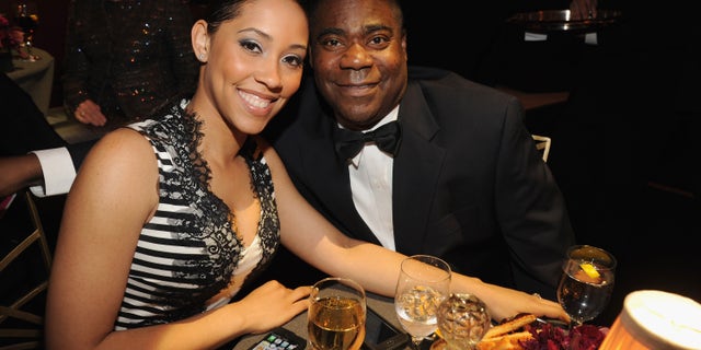 Megan Wollover and Tracy Morgan