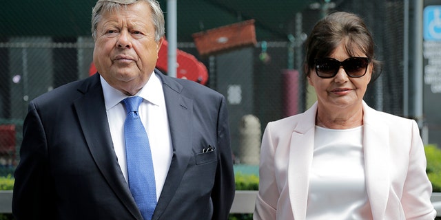 First lady Melania Trump's parents, Viktor and Amalija Knavs, took the oath of citizenship in New York City.