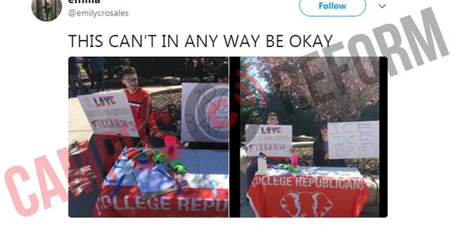 College Republicans at University of California, Merced received threats, condemnation after immigration-themed tabling.