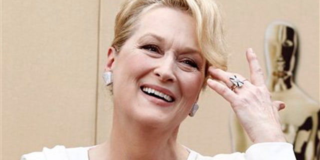 Meryl Streep arrives during the 82nd Academy Awards.
