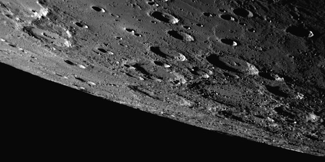 September 2009: This image provided by NASA, shows a image NASAs Messenger probe made when it flew by Mercury during its mission.