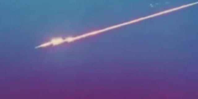 April 22, 2012: A fireball lights up the sky.