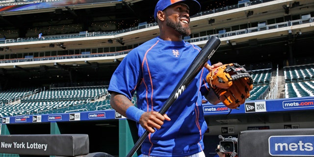 Jose Reyes walks on the field in his first day with his former team, Tuesday, July 5, 2016, in New York.