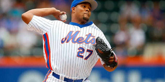 Jeurys Familia #27 of the New York Mets on July 31, 2016.
