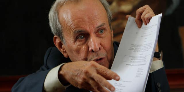 Oct. 7, 2011: Alarcon demanded President Barack Obama return Cuban Rene Gonzalez to Cuba after he was released Friday from a Florida jail.