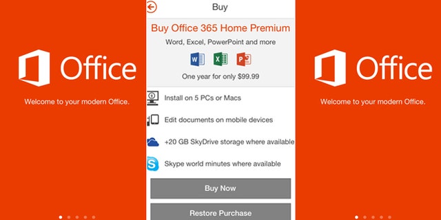 Microsoft-Office on the iPhone