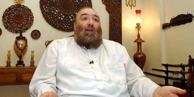 Nov. 12: Muslim Cleric Omar Bakri Mohammed speaks during an interview with The Associated Press in his house in the northern city of Tripoli, Lebanon.