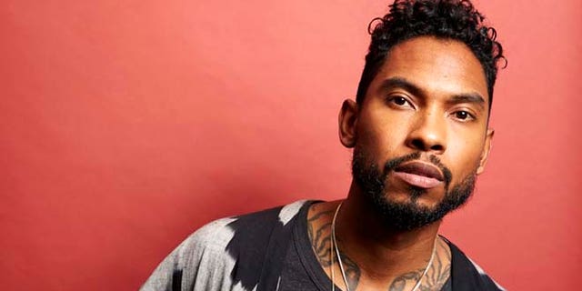 Miguel poses for a portrait to his new album "Wildheart", in New York, on July 1, 2015.