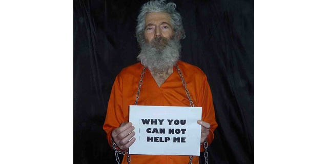 This undated handout photo provided by the family of Robert Levinson, shows retired-FBI agent Robert Levinson in a photo the family received in April 2011. (AP Photo)