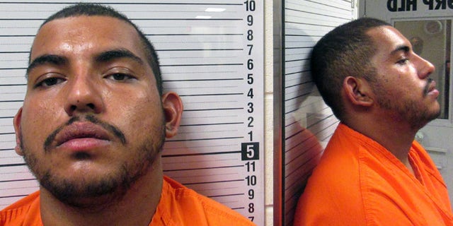 This undated booking photo provided by the Park County, Wyoming, Sheriffâs Office shows Jesus Deniz Mendoza (A.K.A Jesus Deniz), age 18 of Worland, Wyo. suspected of shooting a family in Montana. The FBI confirmed two people were killed and a third injured Wednesday, July 29, near the town of Pryor on Montana's Crow Indian Reservation. (Park County, Wyoming, Sheriffâs Office via AP)