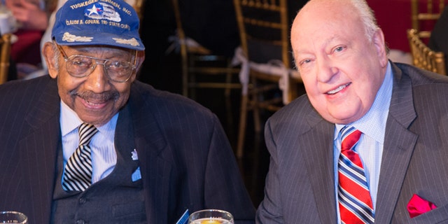 Tuskegee Airman and Civil Rights Activist Dabney Montgomery and FOX News Chairman & CEO Roger Ailes