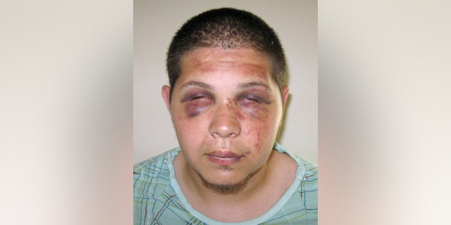 This booking photo released Wednesday, July 8, 2015, by the Middletown, Conn., Police Department shows Tony Moreno, who police said admitted to tossing his 7-month-old son Aaden Moreno Sunday night, July 5, from the Arrigoni Bridge near Middletown, Conn. Moreno, 21, was arraigned on murder charges Wednesday, a day after the child's body was pulled from the Connecticut River downstream. (Middletown Police Department via AP)