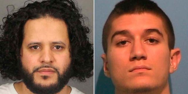 Shown here in these file photos are Mufid Elfgeeh (left) and Michael Wolfe, both were accused of trying to support the Islamic State.