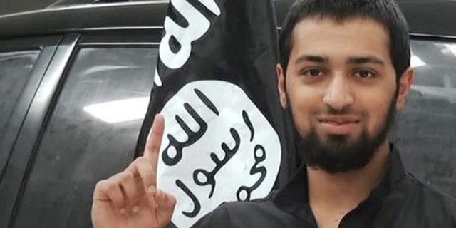 Munther Omar Saleh, 22, was sentenced to 18 years in prison after pleading guilty last year to conspiring to help ISIS and assaulting a federal law enforcement officer.