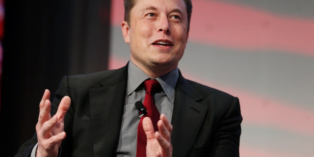 File photo - Tesla Motors CEO Elon Musk talks at the Automotive World News Congress at the Renaissance Center in Detroit, Michigan, Jan. 13, 2015.