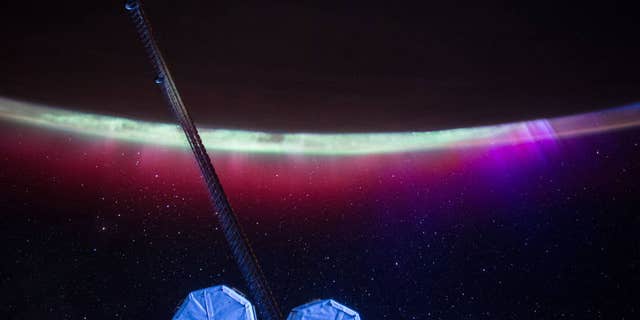 Aurora photograph taken by NASA astronaut Scott Kelly.
