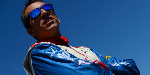 FONTANA, CA - AUGUST 29: Justin Wilson of England driver of the #19 Dale Coyne Racing during qualifying for the Verizon IndyCar Series MAVTV 500 IndyCar World Championship Race at the Auto Club Speedway on August 29, 2014 in Fontana, California. (Photo by Robert Laberge/Getty Images)