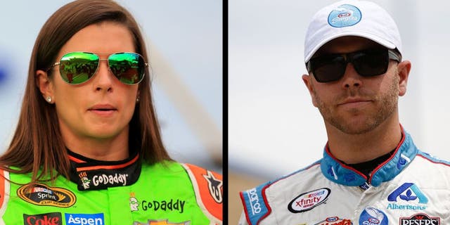 SPARTA, KY - JULY 11: Danica Patrick, driver of the #10 GoDaddy Chevrolet, takes part in pre-race ceremonies for the NASCAR Sprint Cup Series Quaker State 400 presented by Advance Auto Parts at Kentucky Speedway on July 11, 2015 in Sparta, Kentucky. (Photo by Daniel Shirey/Getty Images)