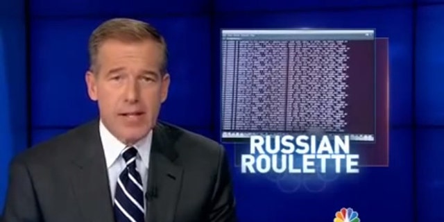 NBC News anchor Brian Williams introduces a report that cell phones and laptops taken to the Sochi Olympics in Russia can be hacked almost as soon as they are turned on.