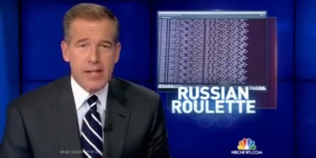 NBC News anchor Brian Williams introduces a report that cell phones and laptops taken to the Sochi Olympics in Russia can be hacked almost as soon as they are turned on.