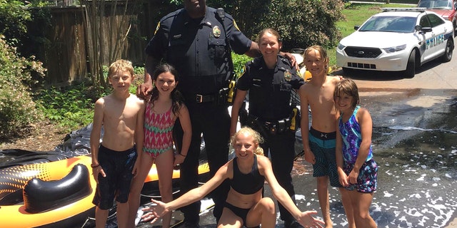 NC Asheville Police Join Pool Party3