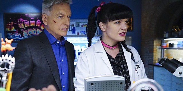Mark Harmon and Pauley Perrette star in a NCIS episode.