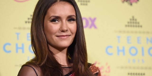 "Vampire Diaries" actress Nina Dobrev attends the Teen Choice Awards in 2015. (Photo by Chris Pizzello/Invision/AP)