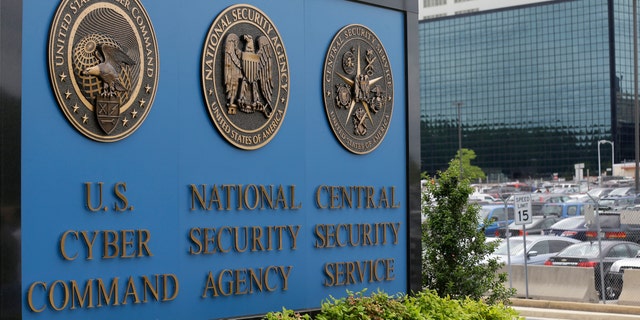This June 6, 213 file photo shows the sign outside the National Security Agency (NSA) campus in Fort Meade, Md. (AP Photo/Patrick Semansky, File)