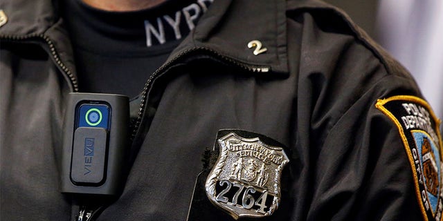 New York City Mayor Bill de Blasio announced Tuesday that NYPD patrol officers would have body cameras this year.