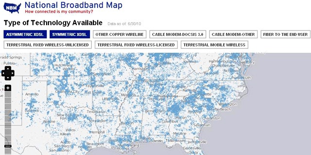 Broadband In My Area Map New National Broadband Map Shows Your Fastest Web Connection | Fox News