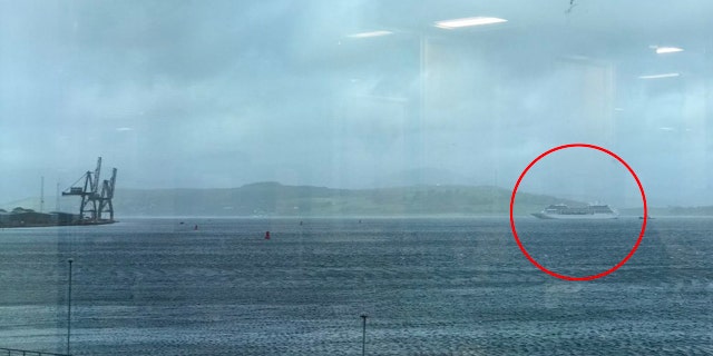 The vessel was halfway a 12-day cruise in the U.K. and Ireland.