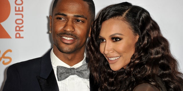Big Sean and Naya Rivera arrive in a Dec. 8, 2013 file photo.