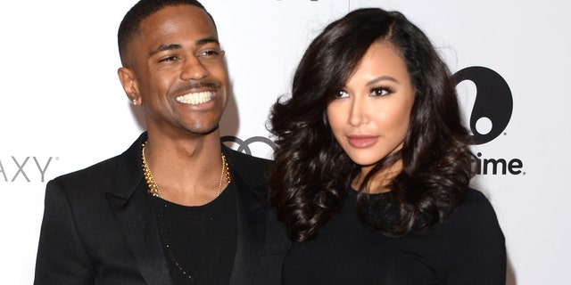 Big Sean and Naya Rivera at Beverly Hills Hotel on December 11, 2013 in Beverly Hills, California.
