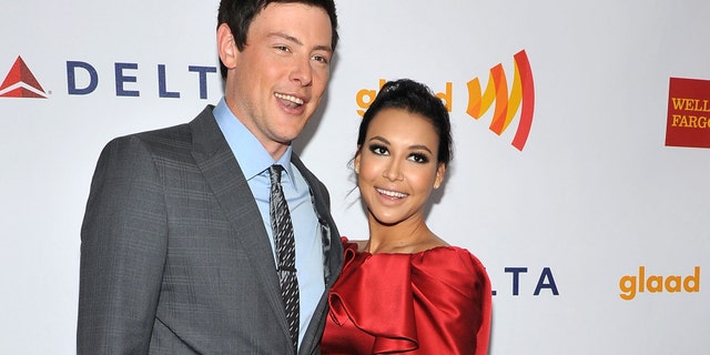Actors Cory Monteith and Naya Rivera attend the Annual GLAAD Media Awards on March 24, in New York City.