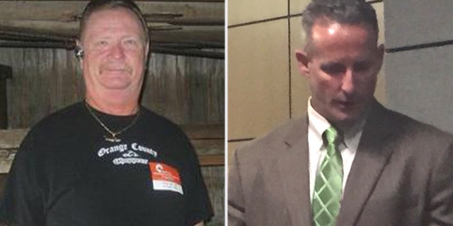 Carlton Nebergall Jr, 61 (left), and son Jason Nebergall, 39.