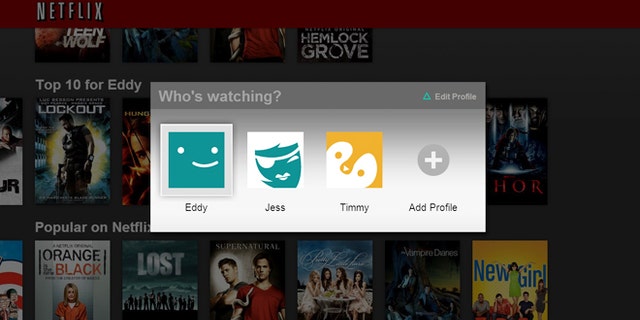 A new user profile feature on Netlfix can splinter a single account into up to five different profiles at no additional charge.