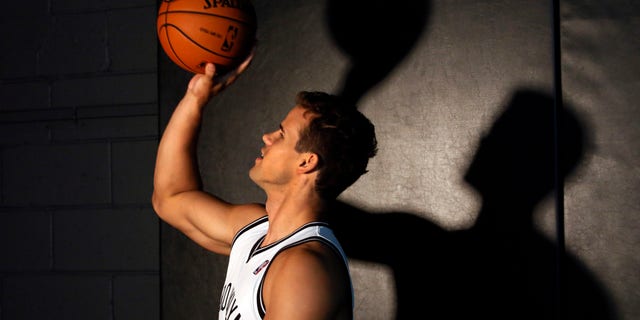 Oct. 1, 2012: Brooklyn Nets forward Kris Humphries is photographed during team media day, in the Brooklyn borough of New York.