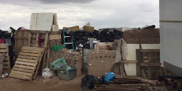 The makeshift compound was located near the border with Colorado.