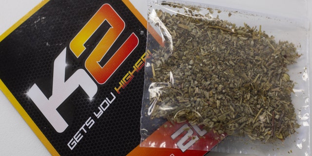 A packet of K2, synthetic cannabis product. New Zealand in July 2013 passed a new law to regulate the rapidly expanding market for synthetic drugs.