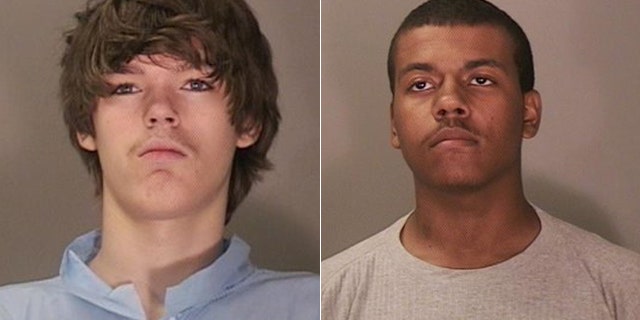 Aug. 27, 2012: These photos provided by the Niagara Falls Police Department show John Freeman, left, and Tyler Best, 18.