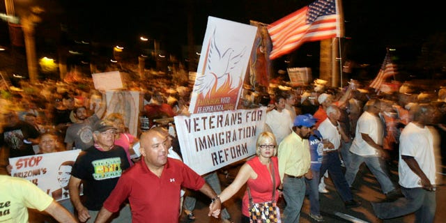 Despite protests, a new Fox News poll finds 61 percent of voters nationally think Arizona was right to take action instead of waiting for the federal government to pass legislation on immigration reform.