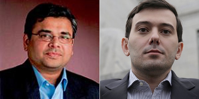 Nirmal Mulye (left) is facing intense criticism for claiming he has a 'moral' right to raise the price of crucial antibiotics drugs; He has evoked memories of Martin Shkreli (right), the infamous 'pharma-bro'